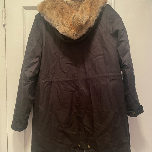 Woolrich Parka Jacket with Fur Hood - Picture 2 of 6